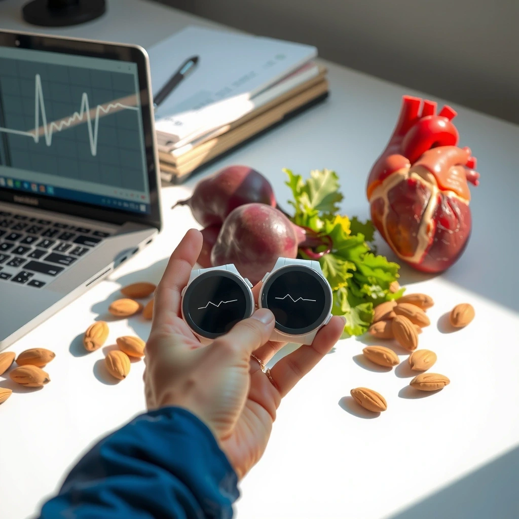 Stanowisko pracy z zdrową przekąską